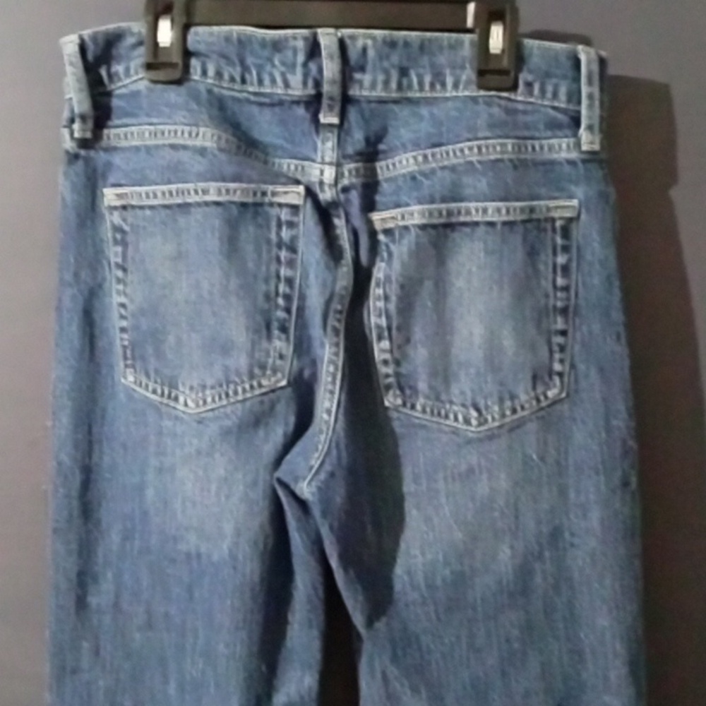 GUC Gap High Rise Cheeky Straight frayed hem 5 button front size 6 - Picture 5 of 5